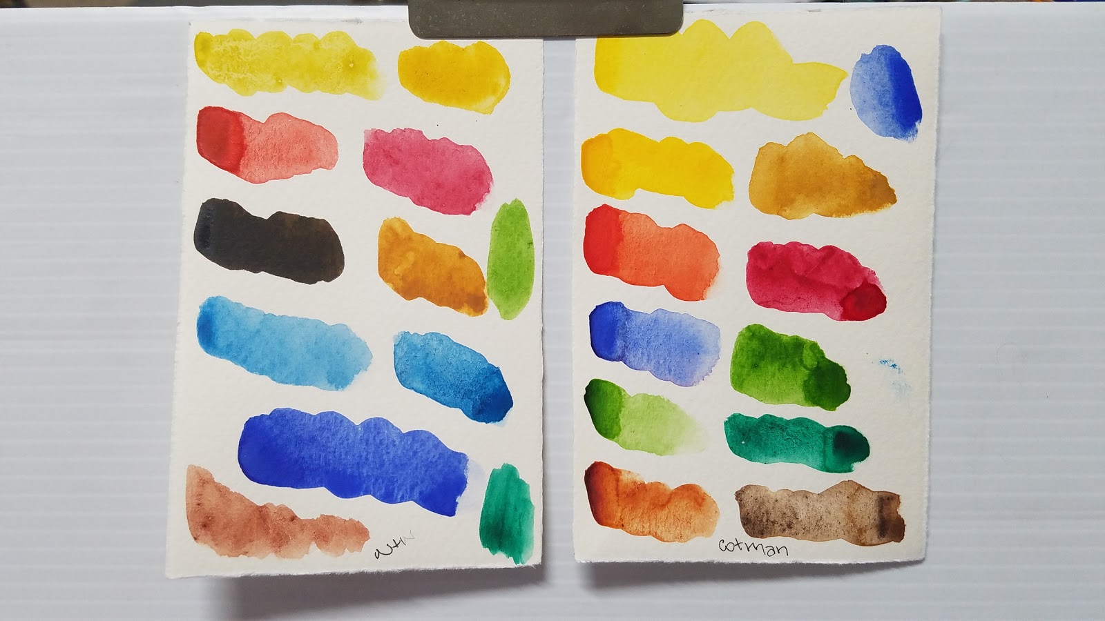 Paint Review: Winsor and Newton Cotmon watercolors – Watercolor Gypsy