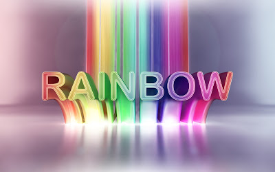 Colorful rainbow wallpaper
