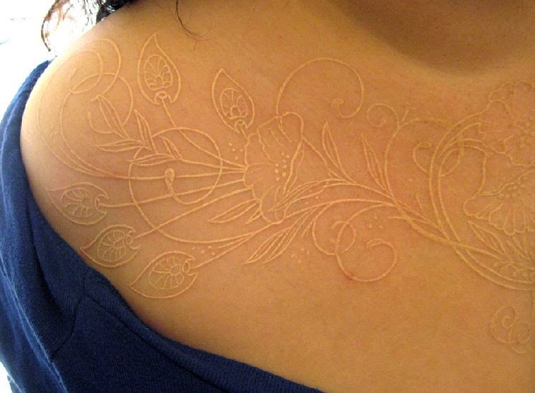 20 Beautiful White Ink Tattoos