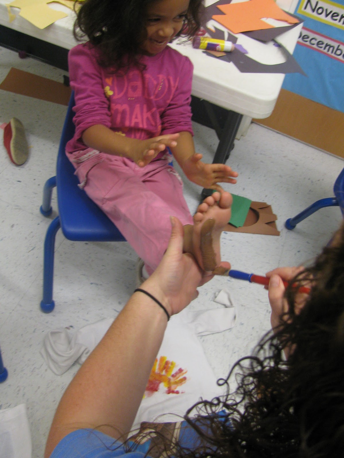 Miss Jessica's PreK "It feels like a dog licking my foot"