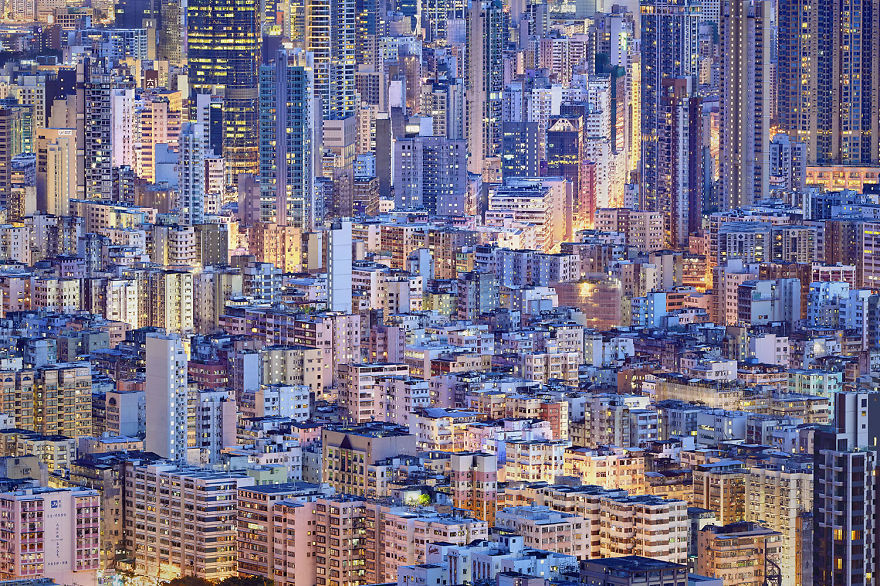 Гонконг на закате