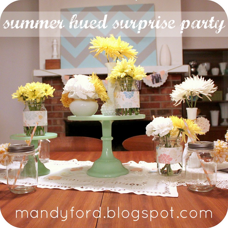 This Girl's Life: {summer hued surprise party