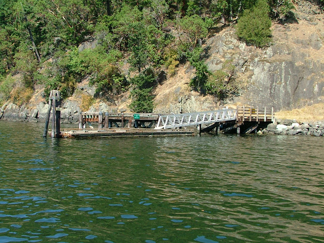Odlin park county dock on Lopez Island