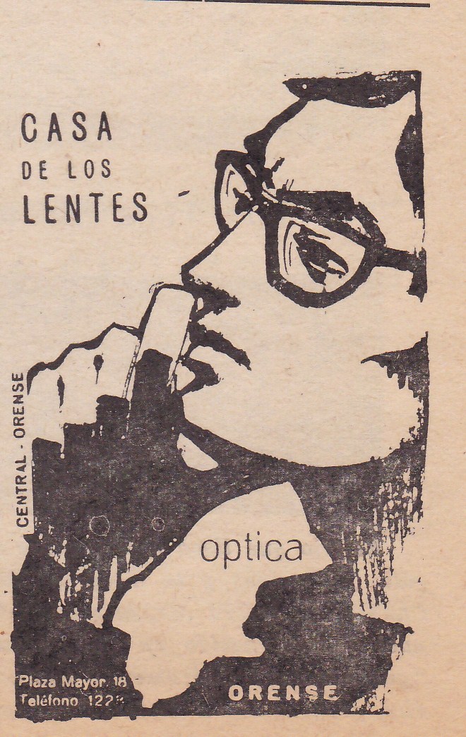 Ourense no tempo: En el año 63. Almacenes Miño, Casa Los Lentes, Joyeria Sierra, Pingallo....