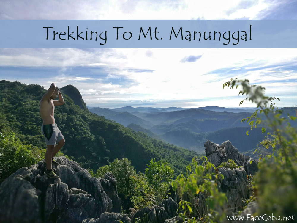 Blogger, Mark Monta at the top of Mt. Manunggal Blogger, Mark Monta at the top of Mt. Manunggal