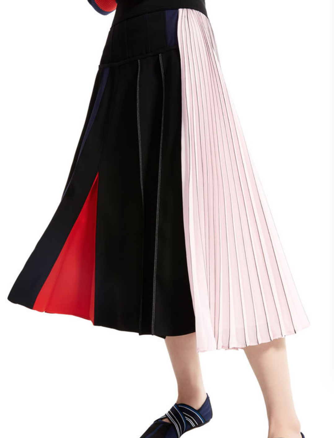 Paris Spring means skirts