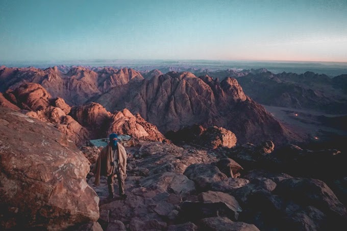 Pendakian menuju gunung Sinai Mesir
