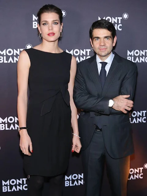 Charlotte Casiraghi a dinner at the President Wilson Hotel 