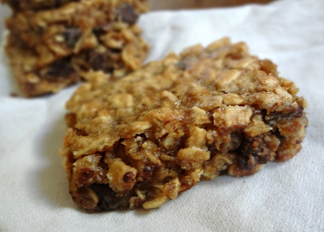 Gooey Peanut Butter Oatmeal Chocolate Chunk Bars (gluten free, dairy free, low fat) Gooey Peanut Butter Oatmeal Chocolate Chunk Bars (gluten free, dairy free, low fat)