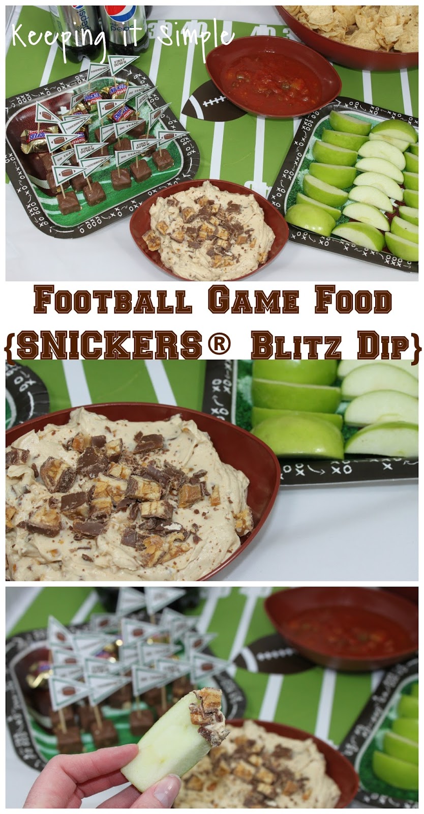 Keeping it Simple Football Game Food Ideas SNICKERS® Blitz Dip