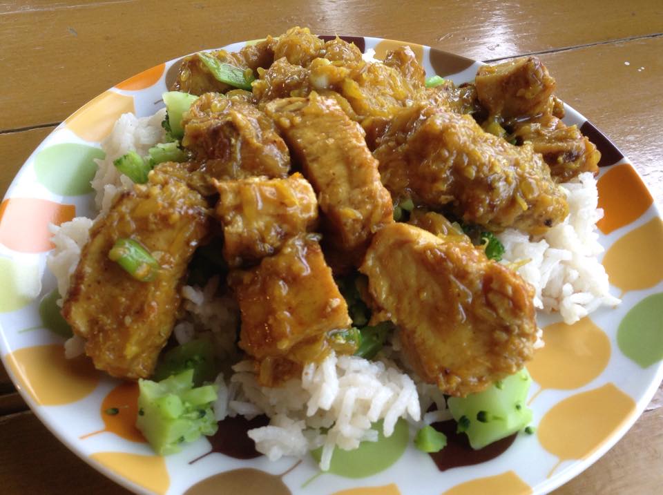 Tales From A Middle Class Kitchen: Curry Orange Chicken