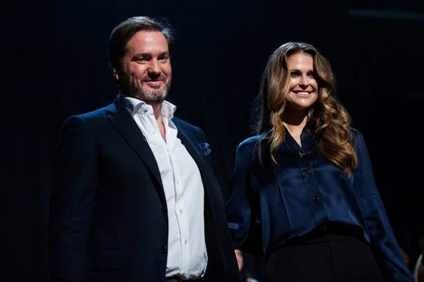 Princess Madeleine of Sweden and Chris O’Neill, celebrity chef Jamie Oliver and British singer Adele - Skavlan Television Show filming at the London Studios