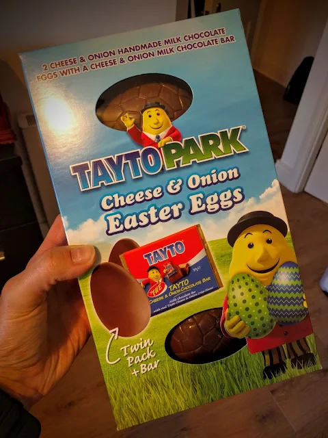 Tayto Park - Cheese and Onion Chocolate Egg