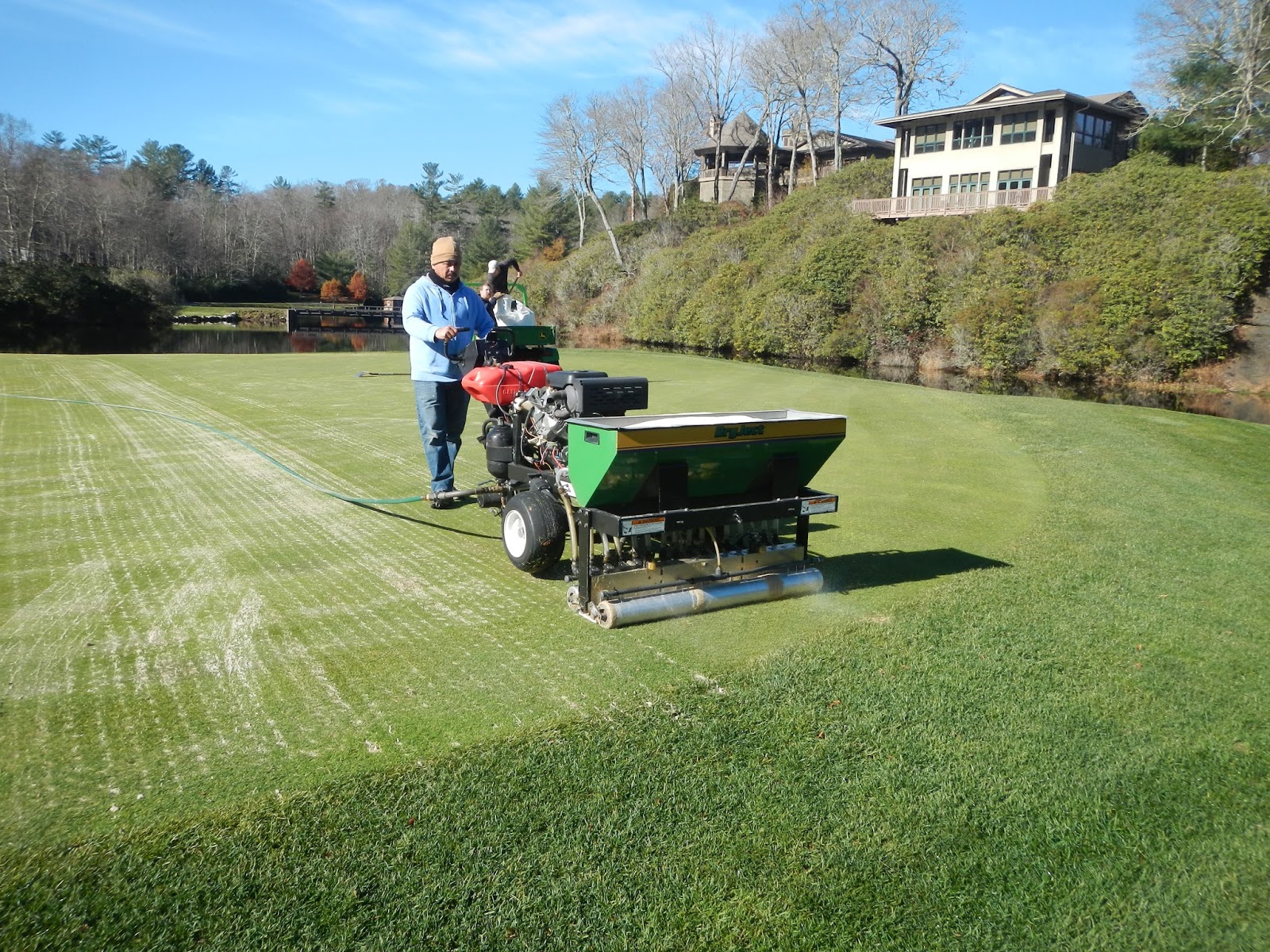 Highlands Falls Country Club Golf Course Maintenance Dryject on the Greens