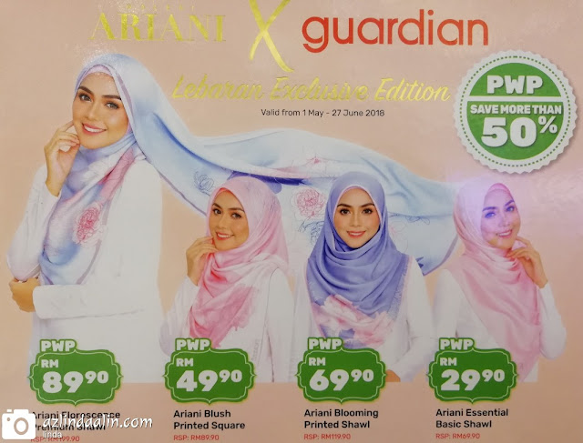 50% DISKAUN TUDUNG ARIANI X GUARDIAN EDISI LEBARAN SEMPENA RAMADAN, GUARDIAN LANCAR TUDUNG ARIANI EDISI LEBARAN EKSKLUSIF SEMPENA RAMADAN, 4 REKAAN TUDUNG ARIANI X GUARDIAN SEMPENA RAMADAN DAN SYAWAL, Syawal, Ramadan, Ramadhan, 50% DISKAUN TUDUNG ARIANI X GUARDIAN EDISI LEBARAN SEMPENA RAMADAN, GUARDIAN LANCAR TUDUNG ARIANI EDISI LEBARAN EKSKLUSIF SEMPENA RAMADAN, 4 REKAAN TUDUNG ARIANI X GUARDIAN SEMPENA RAMADAN DAN SYAWAL, Syawal, Ramadan, Ramadhan,