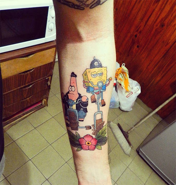 tatuagens do desenho Bob Esponja tatuagens do desenho Bob Esponja
