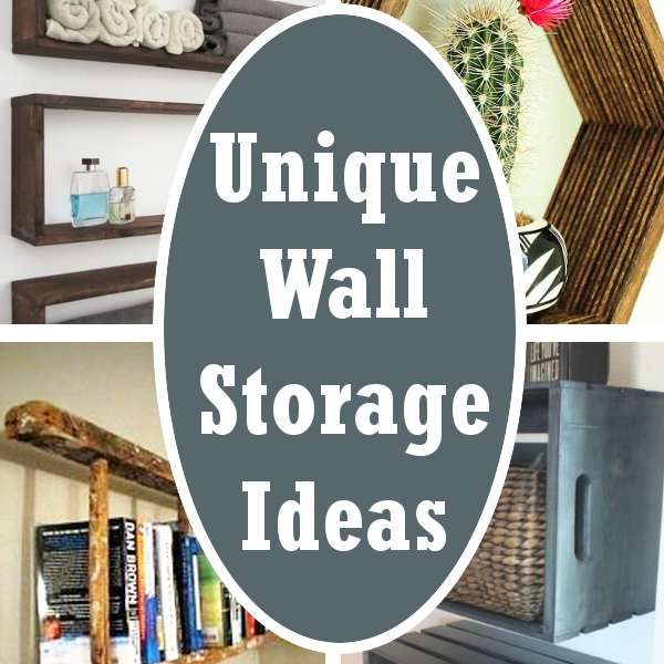 DIY Home Sweet Home Unique Wall Storage Ideas