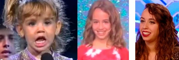 Antes y después de la niña que imitaba a Greta y los Garbo