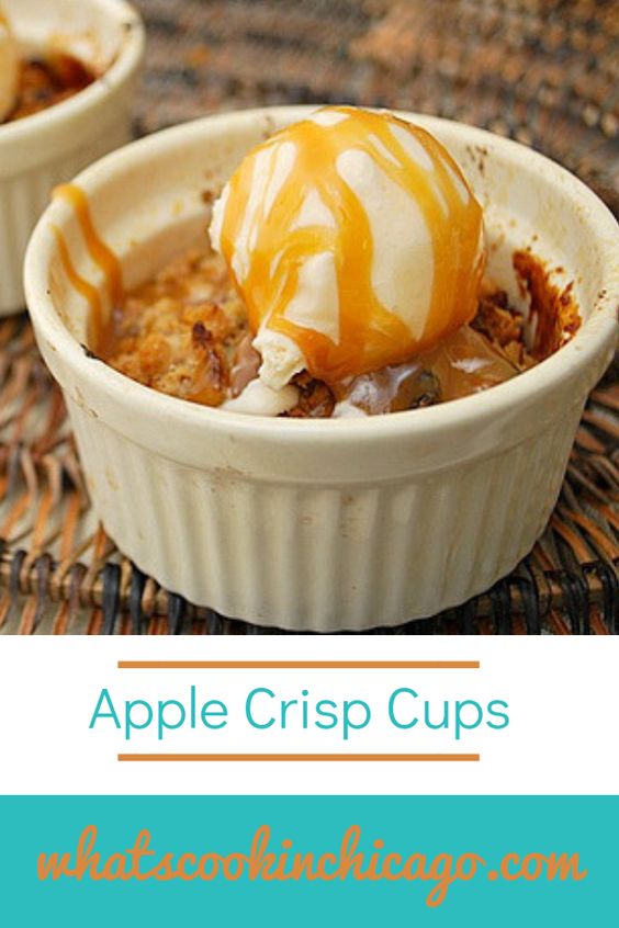 Apple Crisp Cups What'sCookin'Chicago?