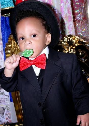 03 Toyin Lawani releases cute new photos of her son as he clocks one