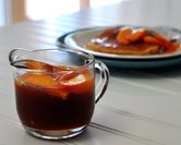 Homemade Peach Syrup with Fresh Peaches