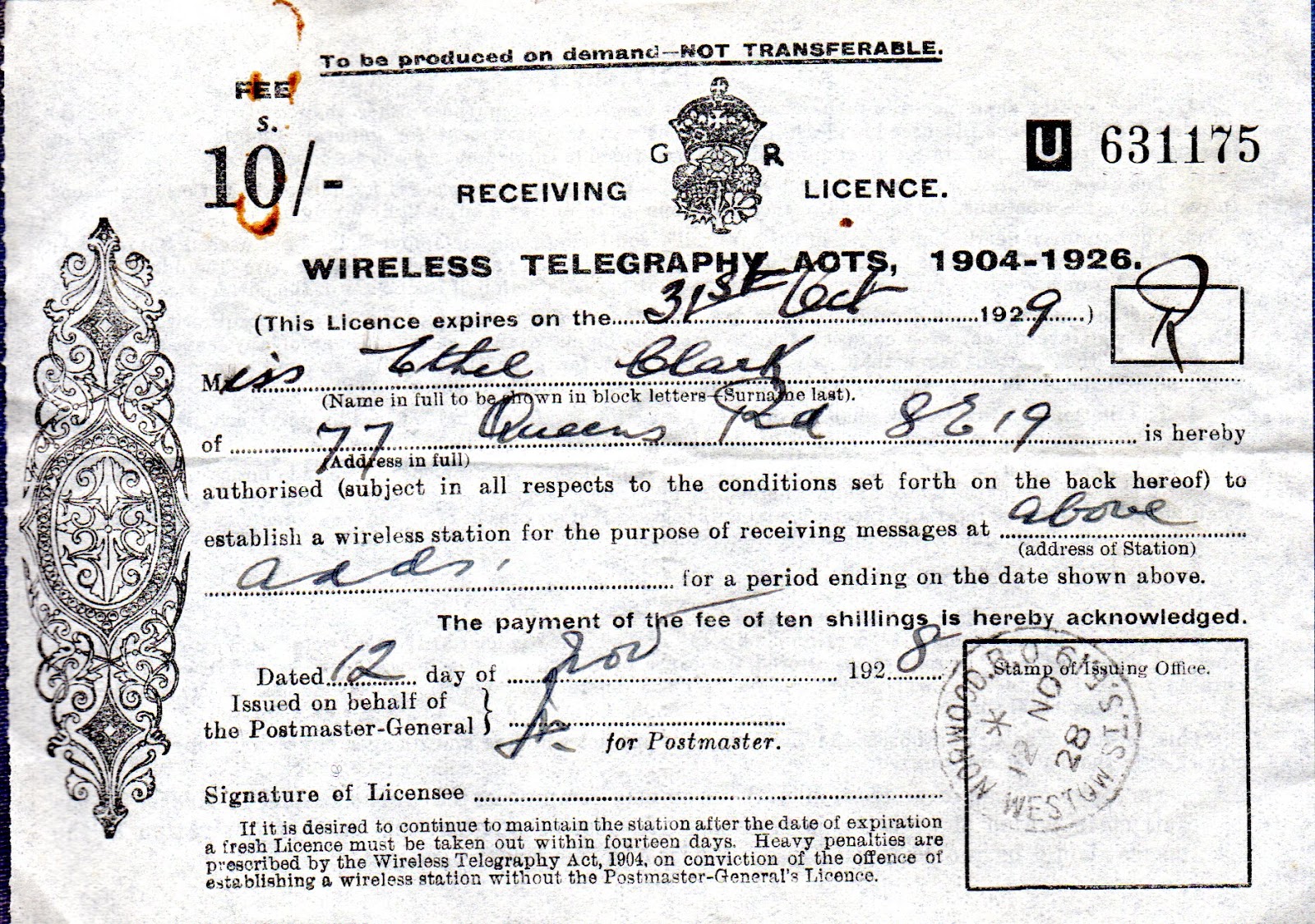 M0WYE's Blog Fully Licensed Wireless Receiving Station