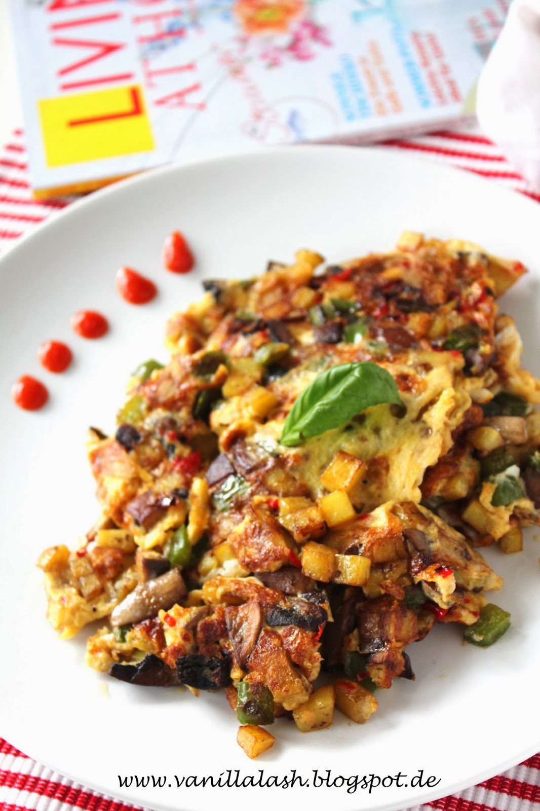 Potatoes-Champignon-Omelette
