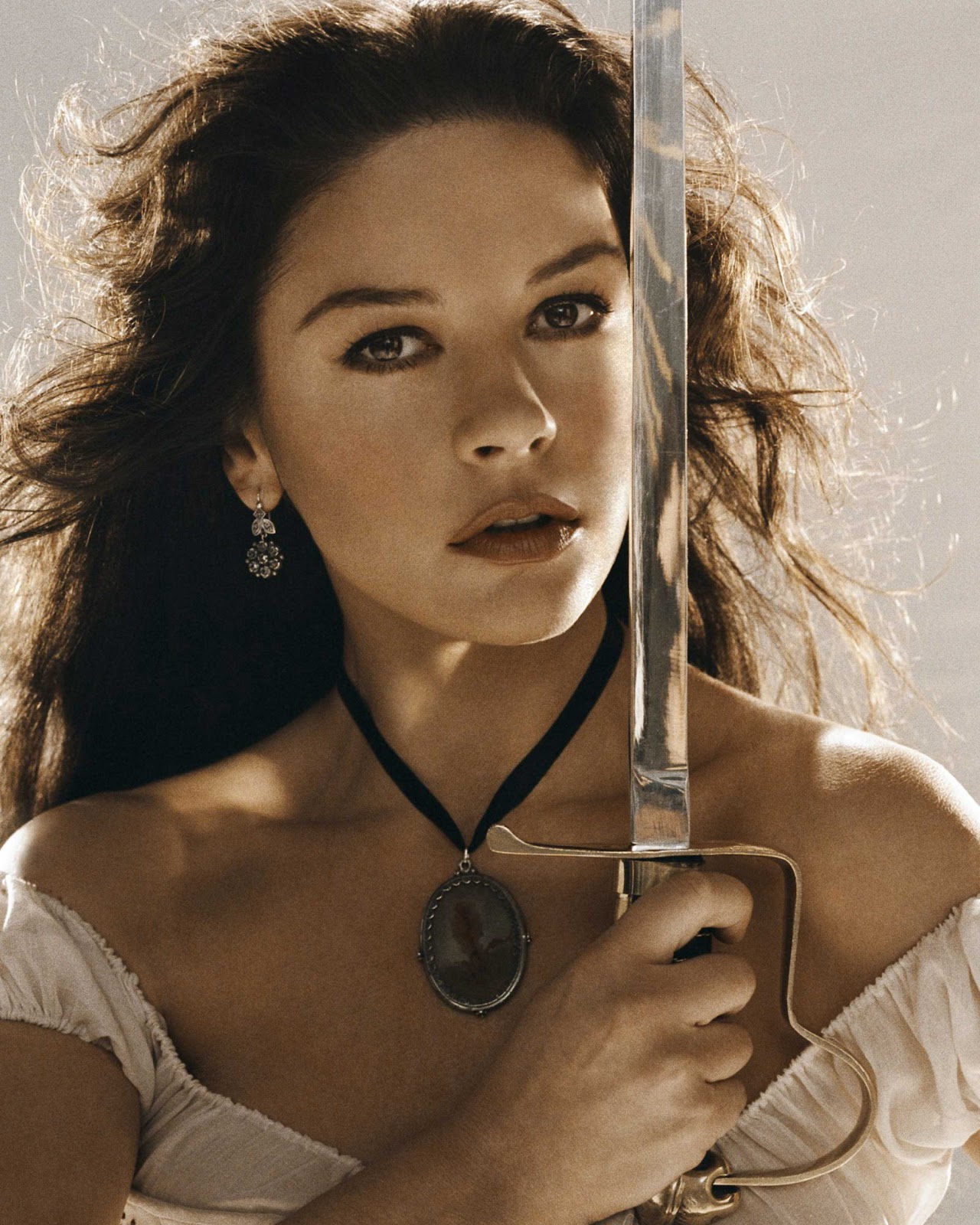 Celebrities, Movies and Games Catherine ZetaJones The Legend of Zorro 2005 Movie Stills