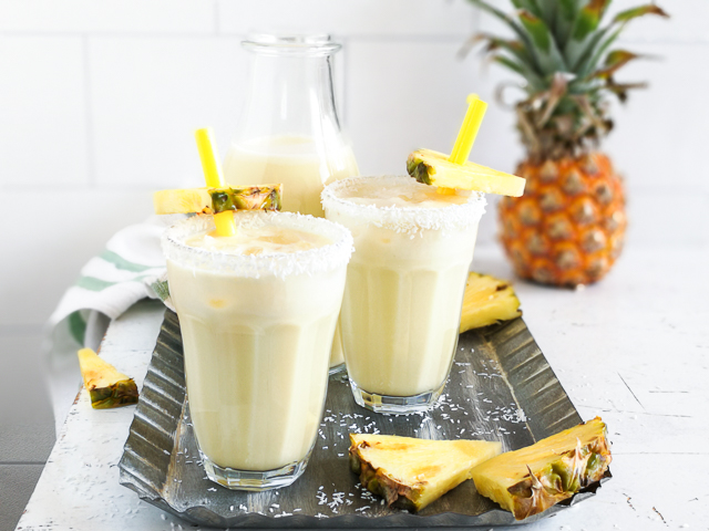 Pina Banana Colada Mocktail Meine Kuechenschlacht
