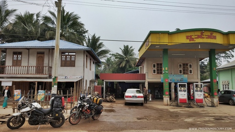 Refuel at small town named Kun Hing