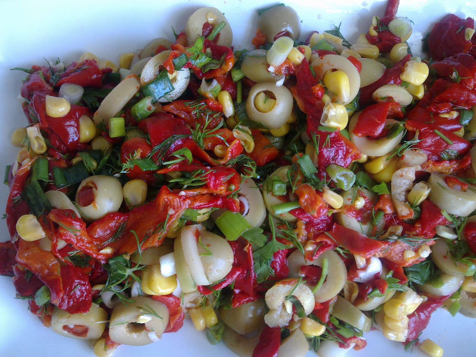 Zeytin Salatası Zeytin Salatası