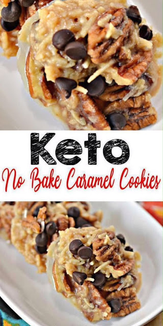 Keto No Bake Caramel Cookies Keto No Bake Caramel Cookies
