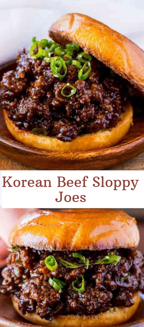 Korean Beef Sloppy Joes #vegan #recipevegetarian