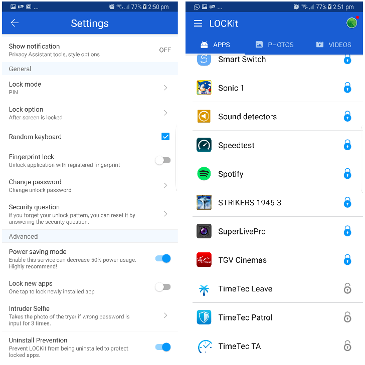 App Lock Assign Smartphones to Security Guards without Worry