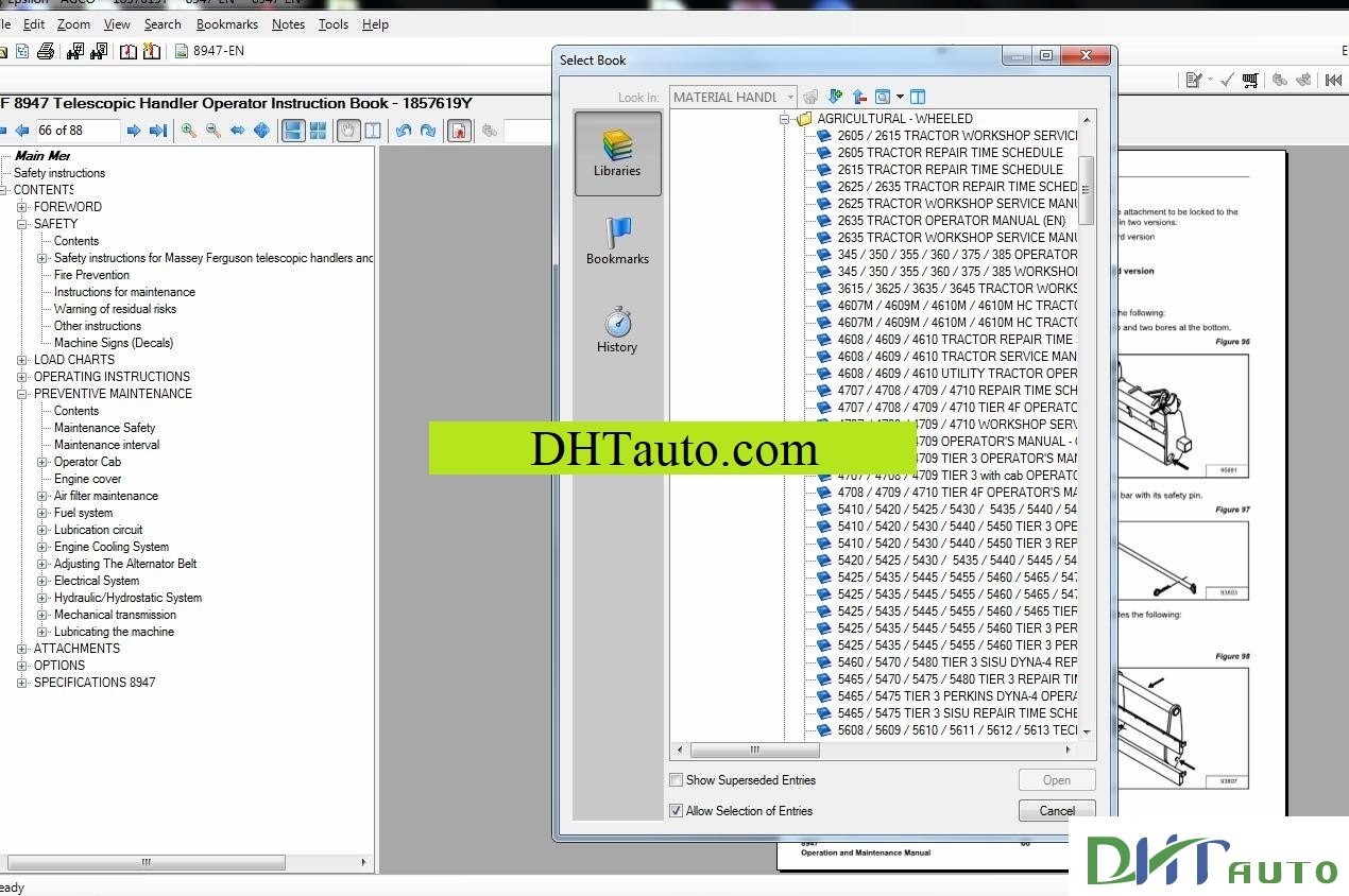 ... TRACTOR SERVICE MANUAL. Link download: