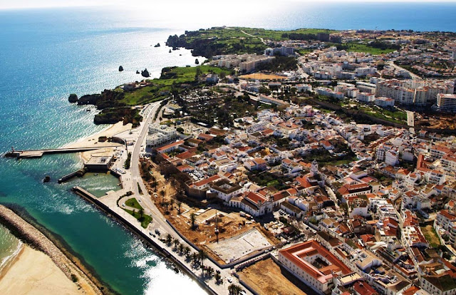vista aérea de Lagos – Portugal