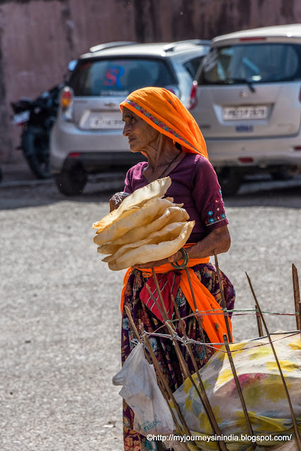 Streetside Papad Vendor Rajasthan