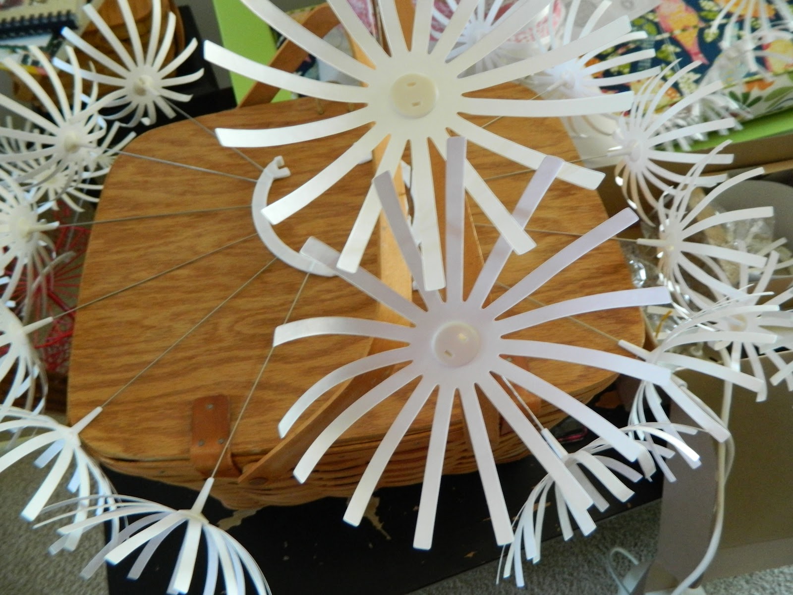 the vintage umbrella ikea flower light