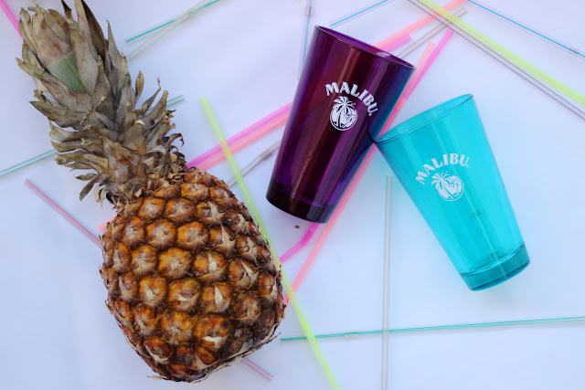 OVERDIVITY Pineapple and Malibu glass