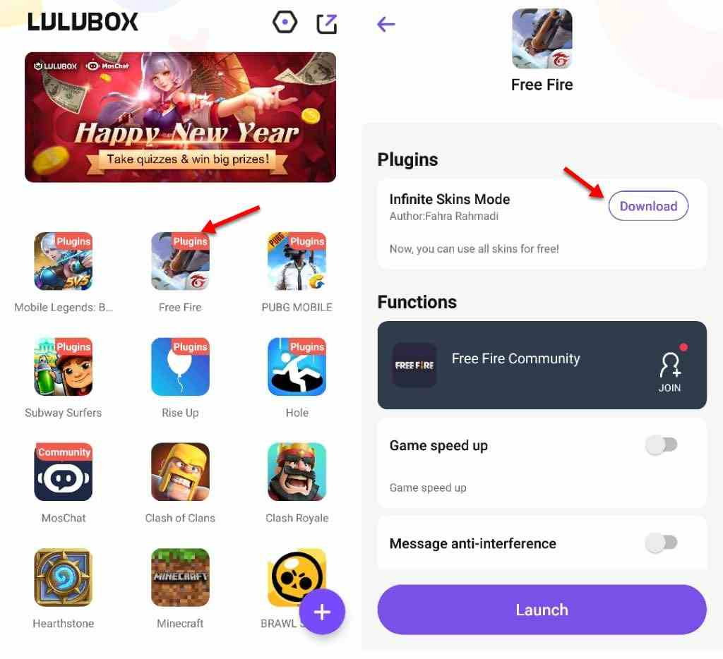 Cara mudah hack skin pada game free fire 1 Cara mudah hack skin pada game free fire 1