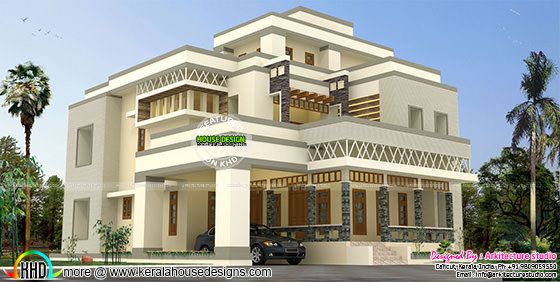 4850 sq-ft modern and stylish house plan 4850 sq-ft modern and stylish house plan