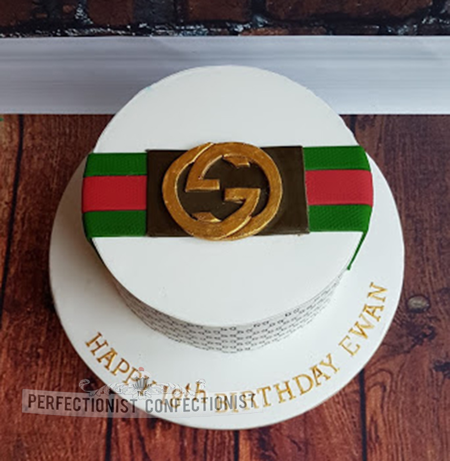 The Perfectionist Confectionist: Ewan - Gucci Birthday Cake