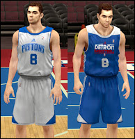 NBA 2K13 Detroit Pistons Practice Jersey Patch