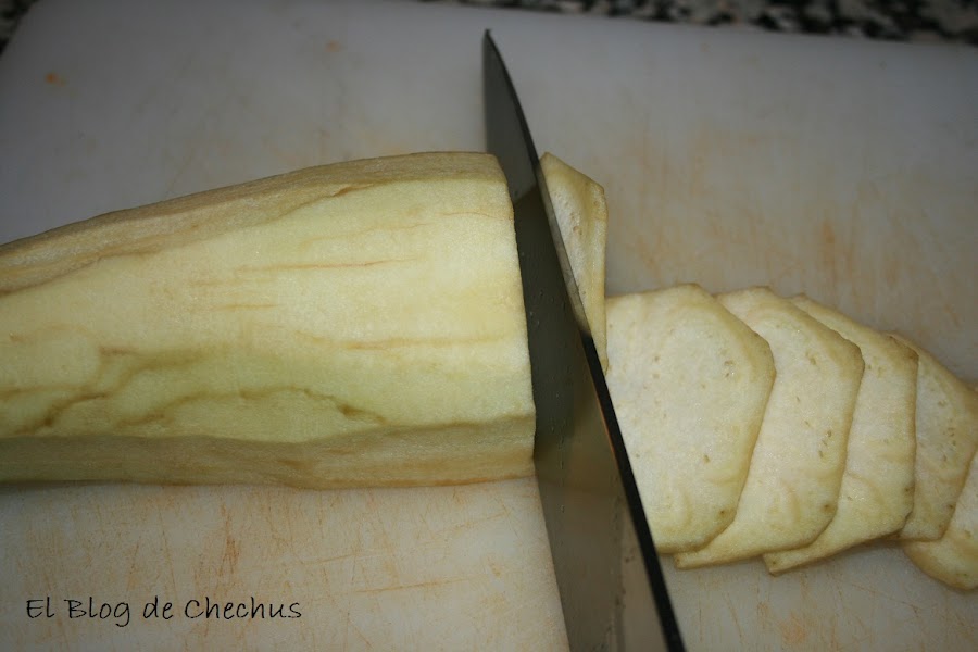 Chips de berenjenas, el blog de chechus