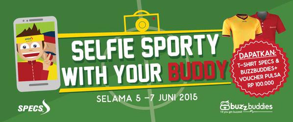 Selfie Sporty with Your Buddy