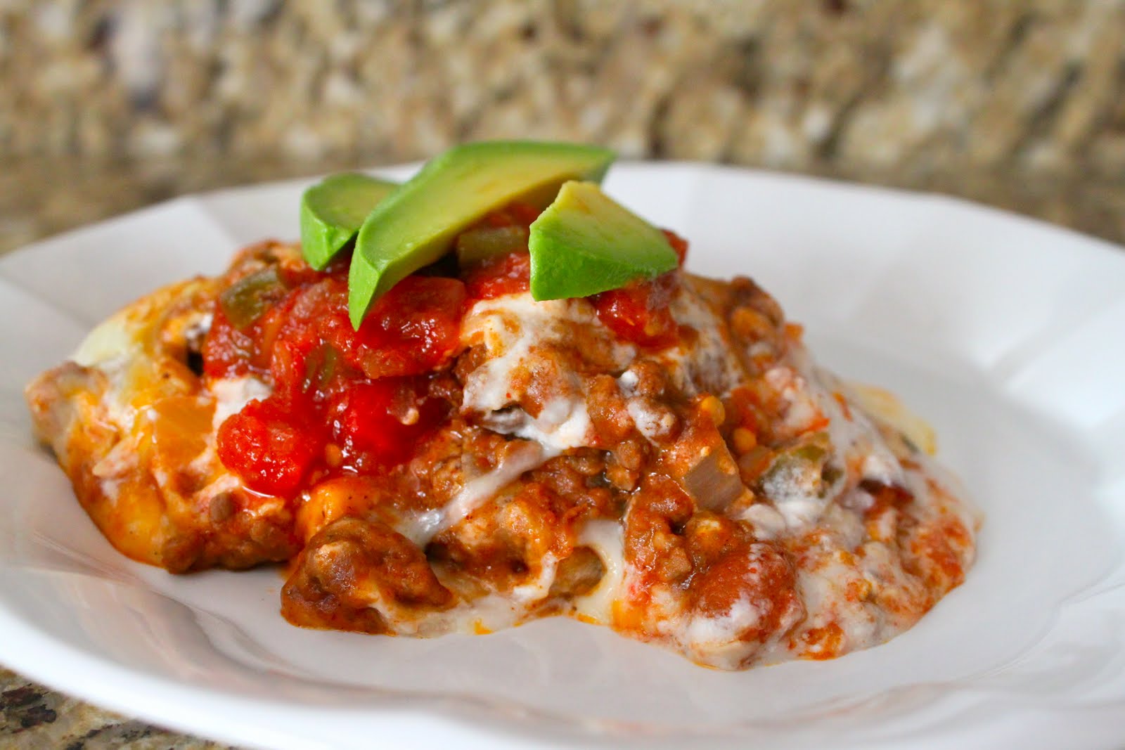 Daily Dimples Creamy Burrito Casserole