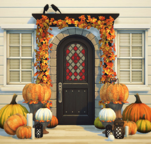 Sims 4 Ccs The Best Autumn Entrance By Moony Cat