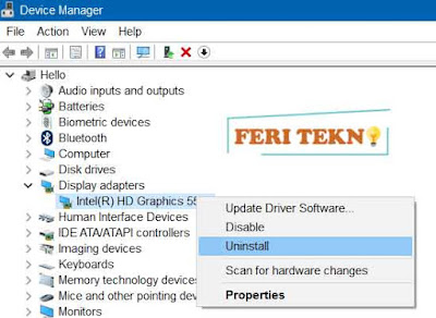 Memperbaiki display driver failed to start pada windows - Feri Tekno