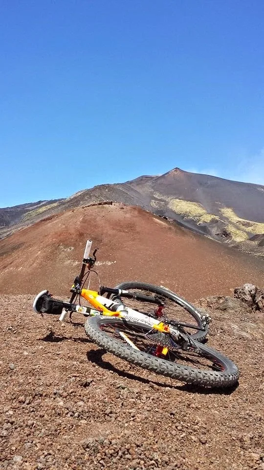 cycling climb etna volcano 