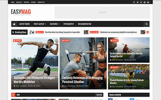Easy Mag responsive blogger template